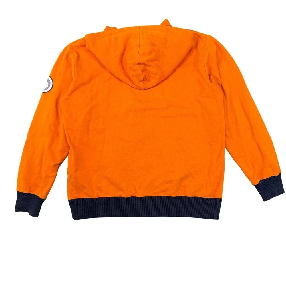 The North Face Trans-Antarctica Expedition 1990 Full Zip Hoodie Mens XL Orange